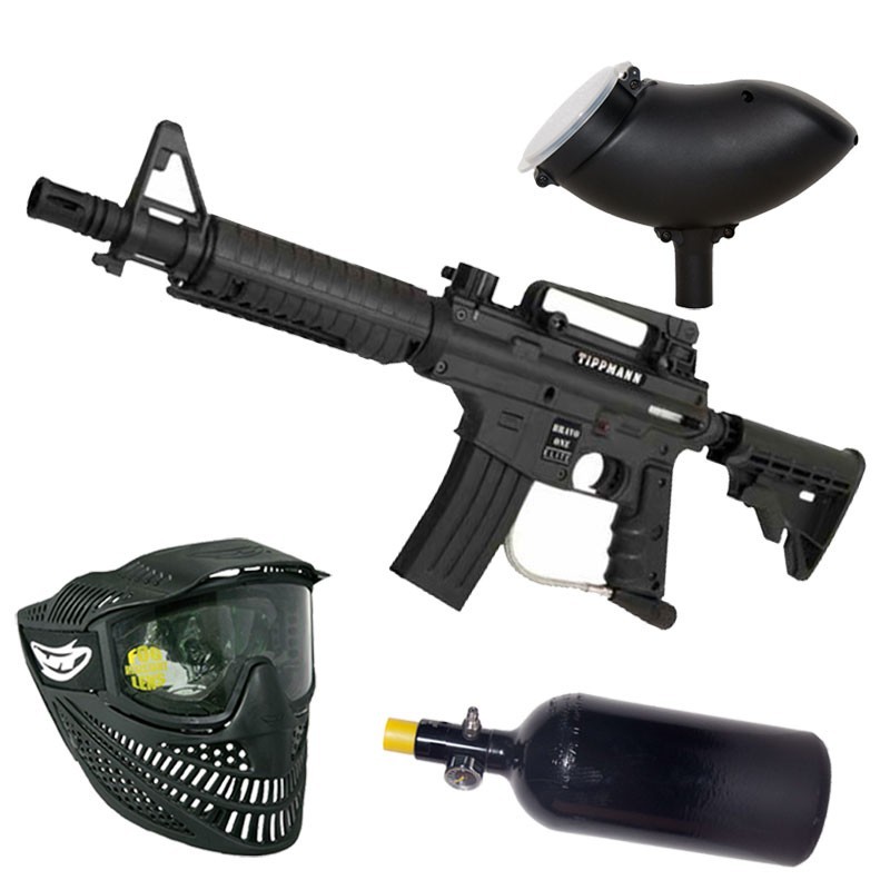 Tippmann Bravo One Elite HP Paintball Set