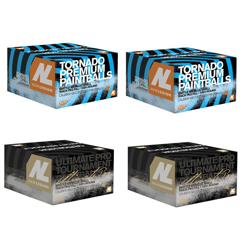 New Legion paintball paket - 2 x Tornado, 2 x Tornado ultimate pro New Legion paintball paket - 2 x Tornado, 2 x Tornado ultimate pro