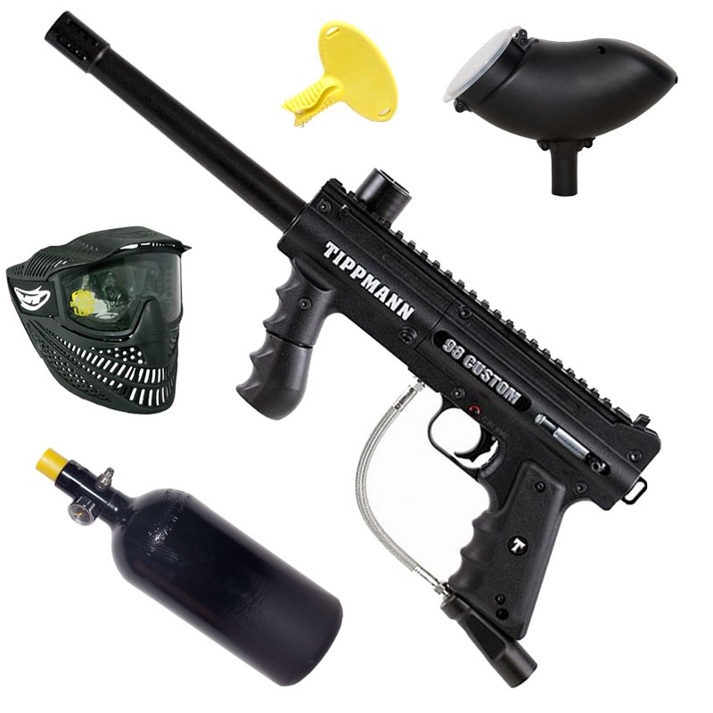 Tippmann 98 Custom Platinum Basic HP Paintball Set