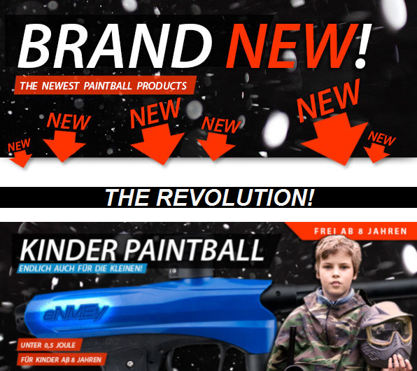 Kinder Paintball